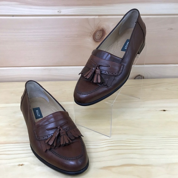 bally tassel loafers